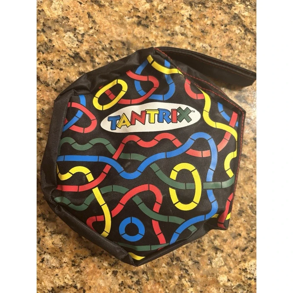 Complete Tantrix Puzzle Strategy Tile Game In Travel Pouch Complete Set